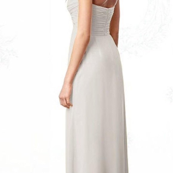 Oyster Bridesmaid Dress by Dessy - Picture 2 of 2